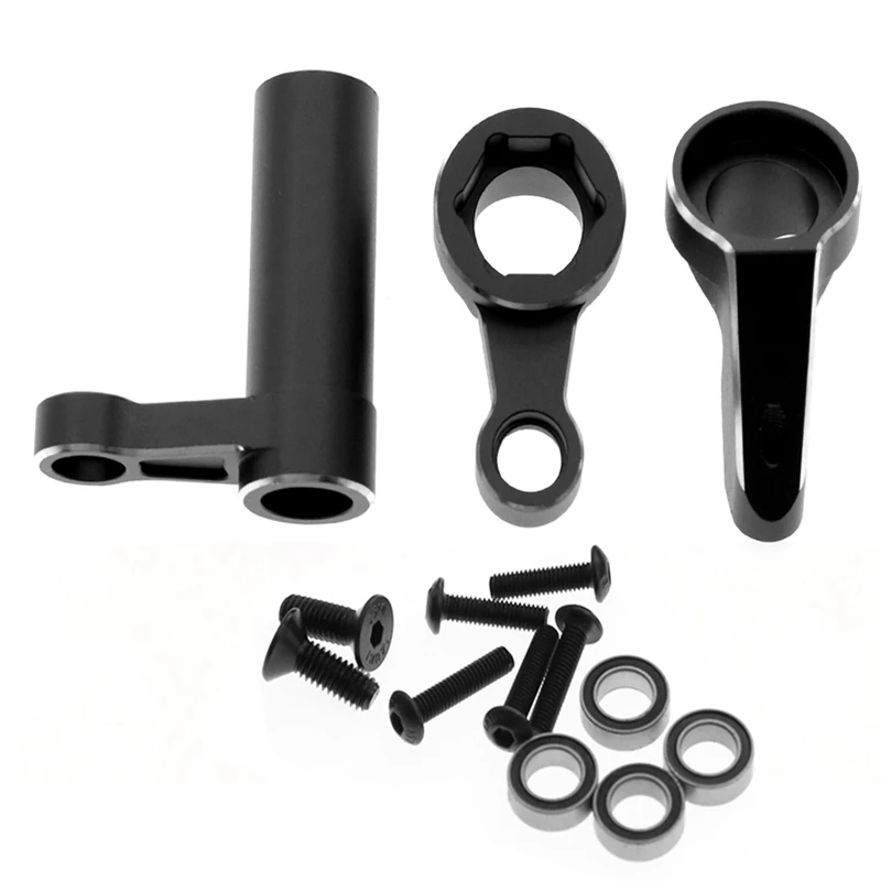 Componenti Dello Sterzo In Alluminio Servo Saver Con Cuscinetto 9545 Per 1/8 Traxxas Sledge Rc Car Upgrade Parts