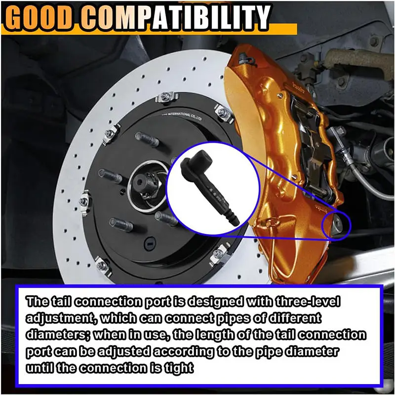 5pcs Car Brake Oil Changer Connector Oil Exchange Car Brake Fluid Replacement Tool Connector Filling Equipment Accessories