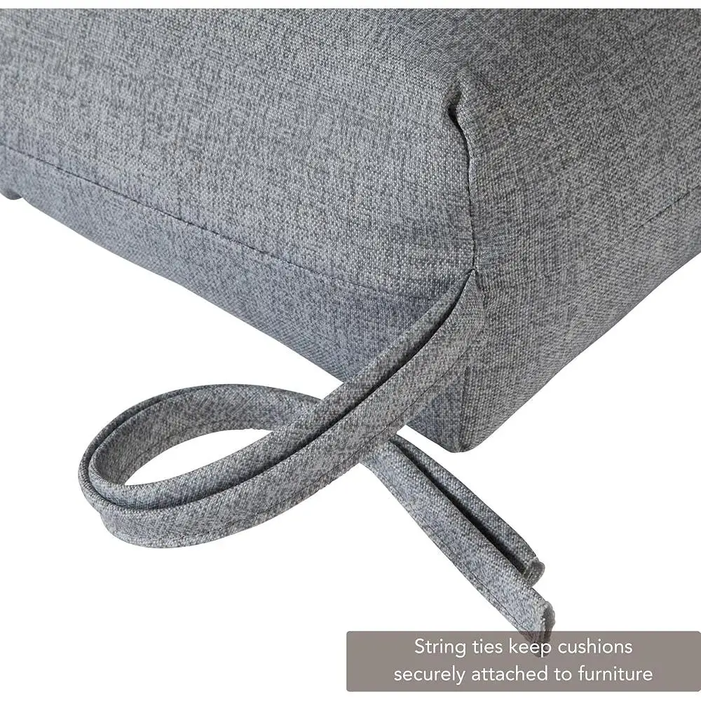 Cushion Set High Back Chairs Outdoor Heavy Duty Polyester Water Resistant Soft Support Dining Cushion 4