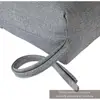 Cushion Set High Back Chairs Outdoor Heavy Duty Polyester Water Resistant Soft Support Dining Cushion 4