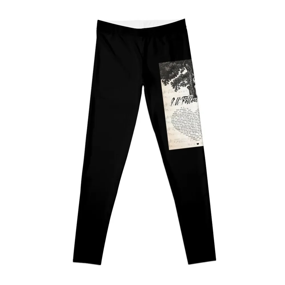 

Shinedown - I_ll Follow You Lyrics Wall Art Gift Leggings gym wear jogging pants Womens Leggings