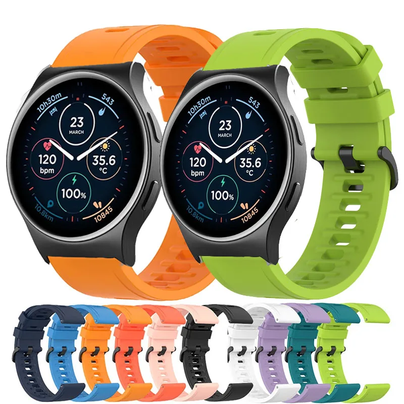 Silicone Sport Wrist Strap - 20mm/22mm Bracelet Band