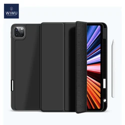 WiWU Shockproof Soft TPU Tablet Case with Pencil Slot for iPad 10.9 2022 (Black)