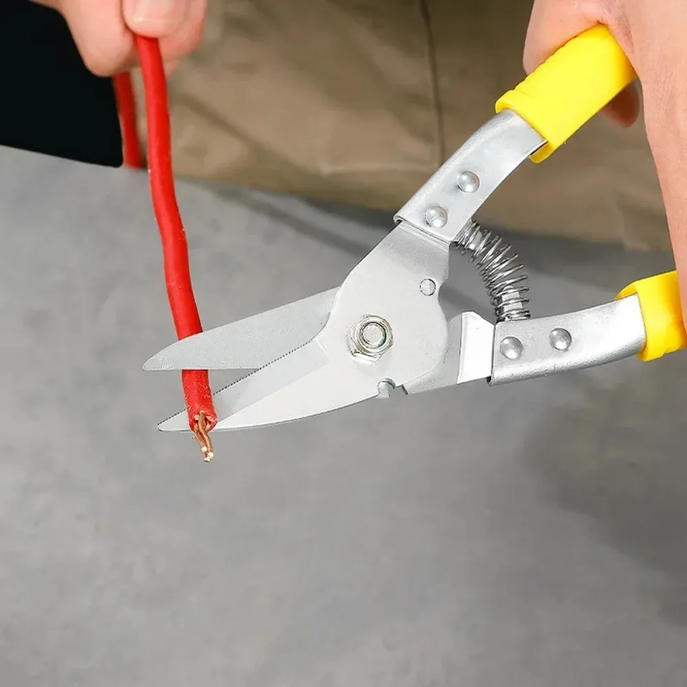 Stainless Steel Sheet Metal Scissors Metal Sheet Cutting Scissors Pvc Pipe Cutting Machine Professional Industrial Scissors - Image 6