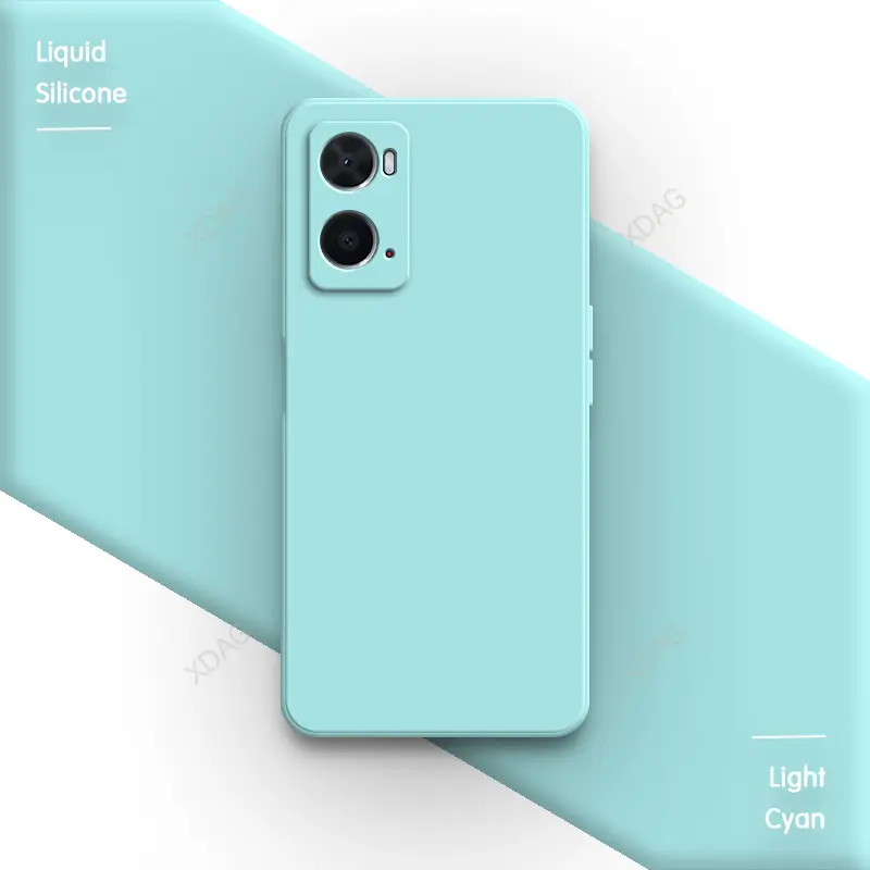 Official High Qualtiy Phone Case for OPPO A96 4G 6.59" CPH2333 Candy Soft Couples Back Cover Liquid Silicone Housing Accessories - Image 14
