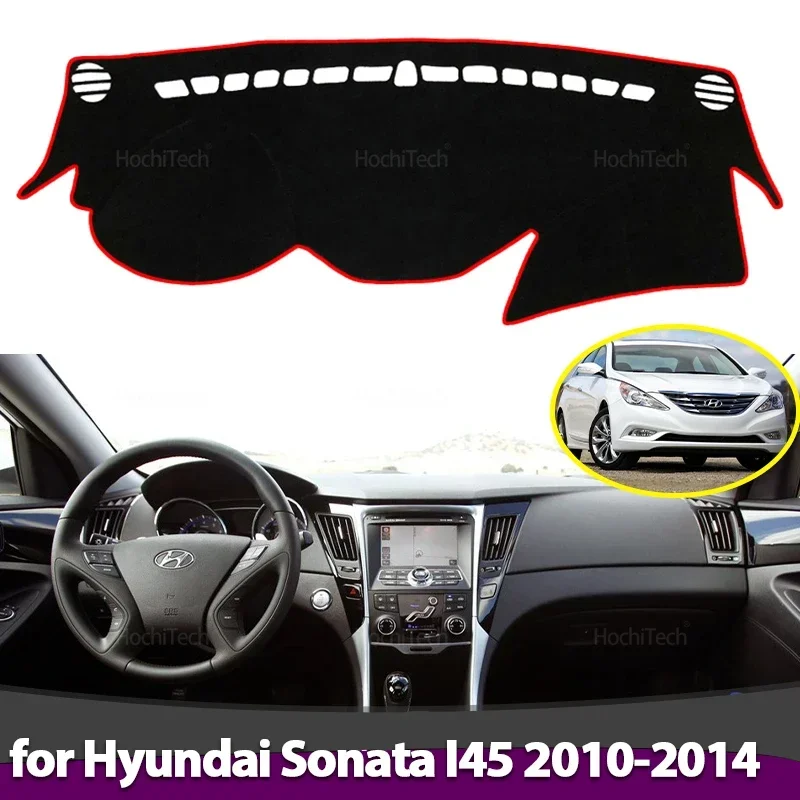 Anti-Slip Dashboard Cover Car Accessories Sunshade Carpet Anti-Slip Dashboard Cover Protective Pad Car Accessories Sunshade Carpet for Hyundai Sonata I45 2010-2014 YF