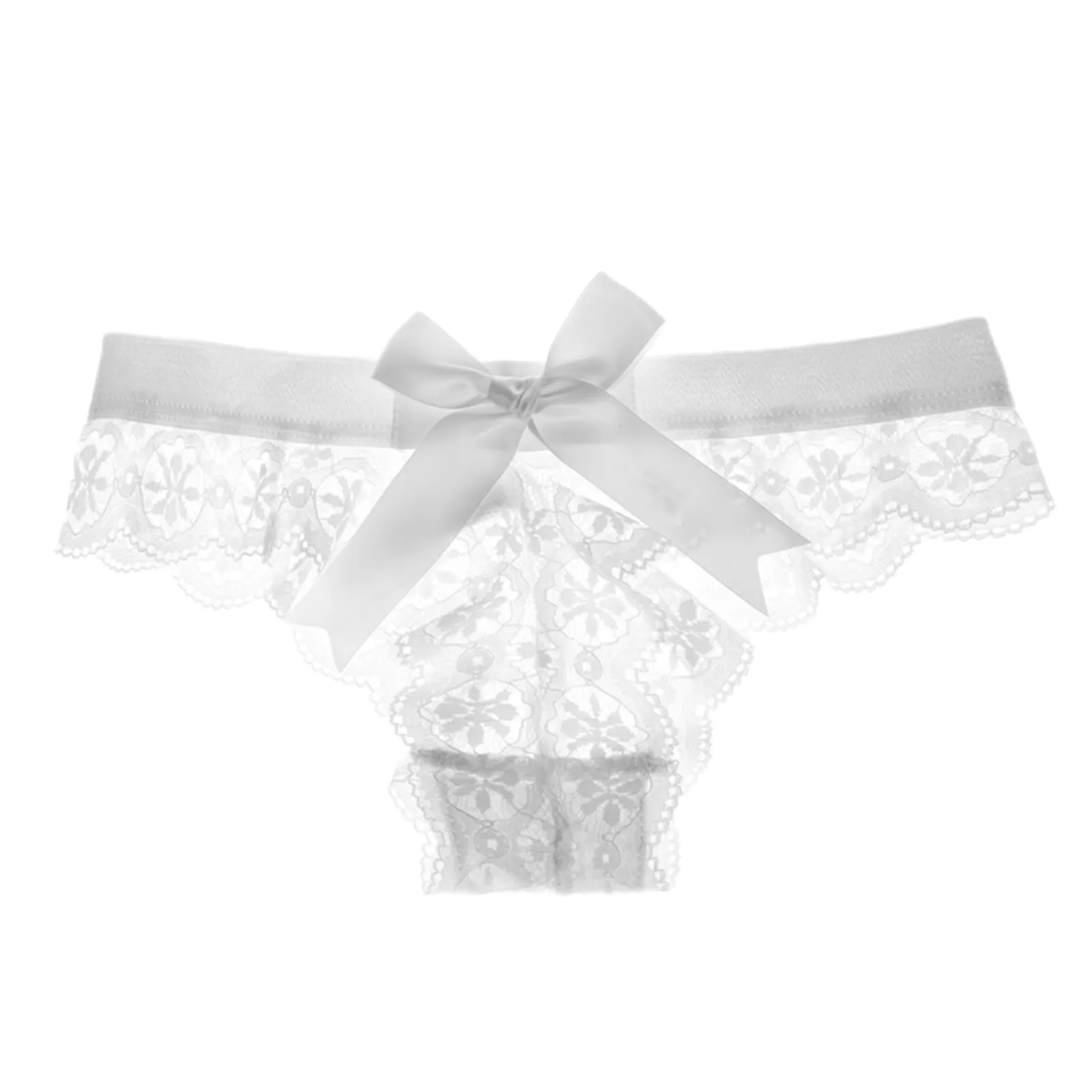 

Women Lace Panties G-String Thong Brief Ladies See Through Underpants Thin Floral Perspective Lingerie Comfortable Intimate