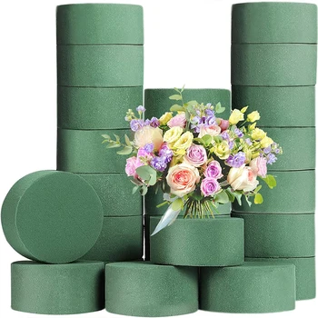 10pcs Round Floral Foam Discs 1