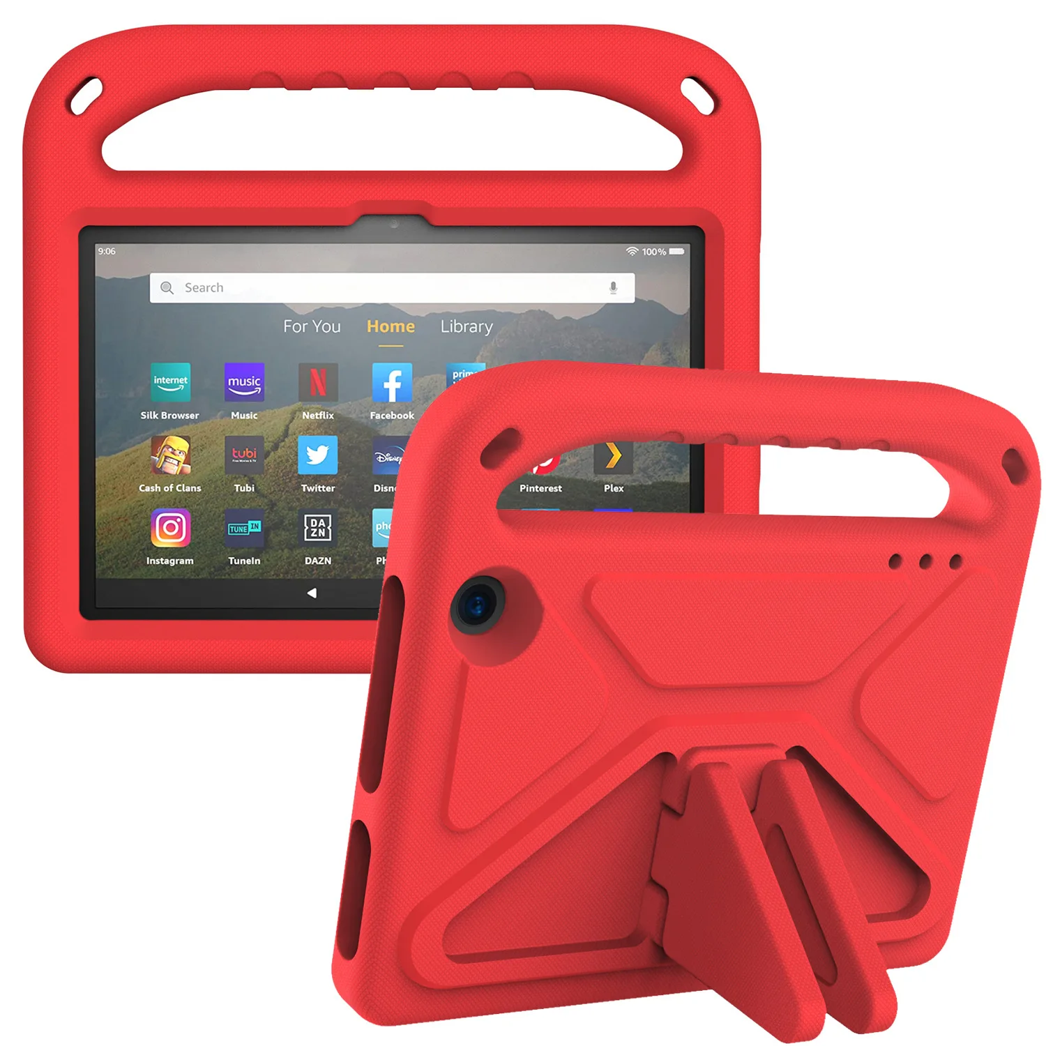 Custodia In Eva Sicura Per Bambini Per Amazon Kindle Fire Hd 10 Hd10 Plus 2021 Cover Per Tablet T76N2B T76N2B Kindle Fire 7 2022 Hd8 Plus 2020 Funda