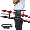 31.5" Handmade Japanese Roronoa Zoro Katana Anime Cosplay Sword Bamboo Wood Samurai Sword Kitetsu wado ichimonji 2