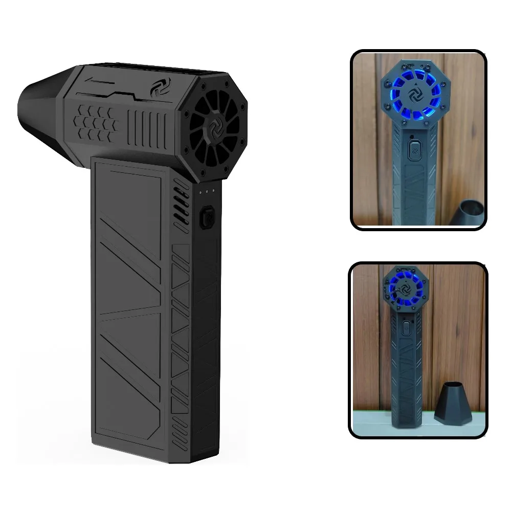 

130000RPM Turbo Fan Silent High Power Jet Fan Brushless Motor Air Duster Type-C Fast Recharging Dust Blower Air Blower
