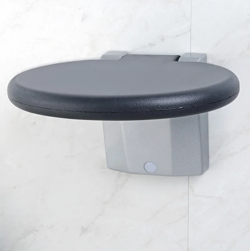 Bathroom Shower Wall Mounted Seat Folding Stool Entrance Door Changing Shoes Chair 2