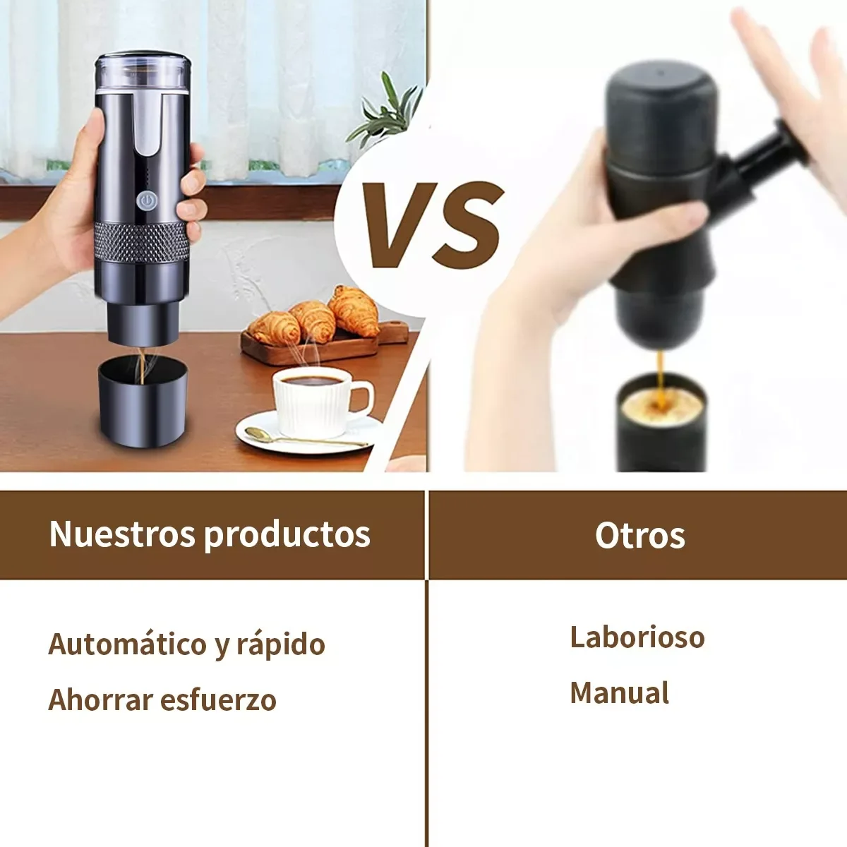 Portable Wireless Electric Coffee Machine Built-in Battery Rechargeable  Outdoor Travel Car Home Automatic Coffee Maker