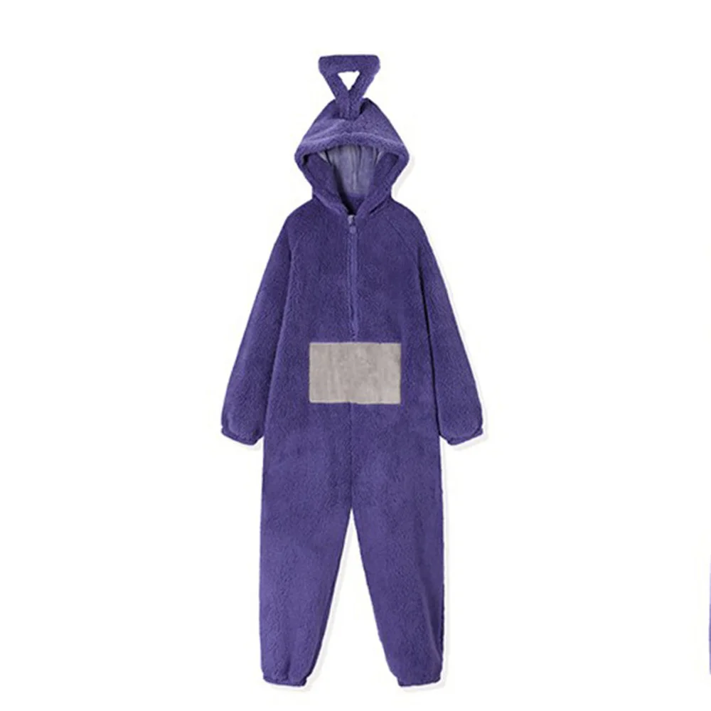 anime dress Home 4 Colors Teletubbies Cosplay For Adult Funny Tinky Winky Anime Dipsy Laa-Laa Po Soft Long Sleeves Piece Pajamas Costume morticia addams costume Cosplay Costumes