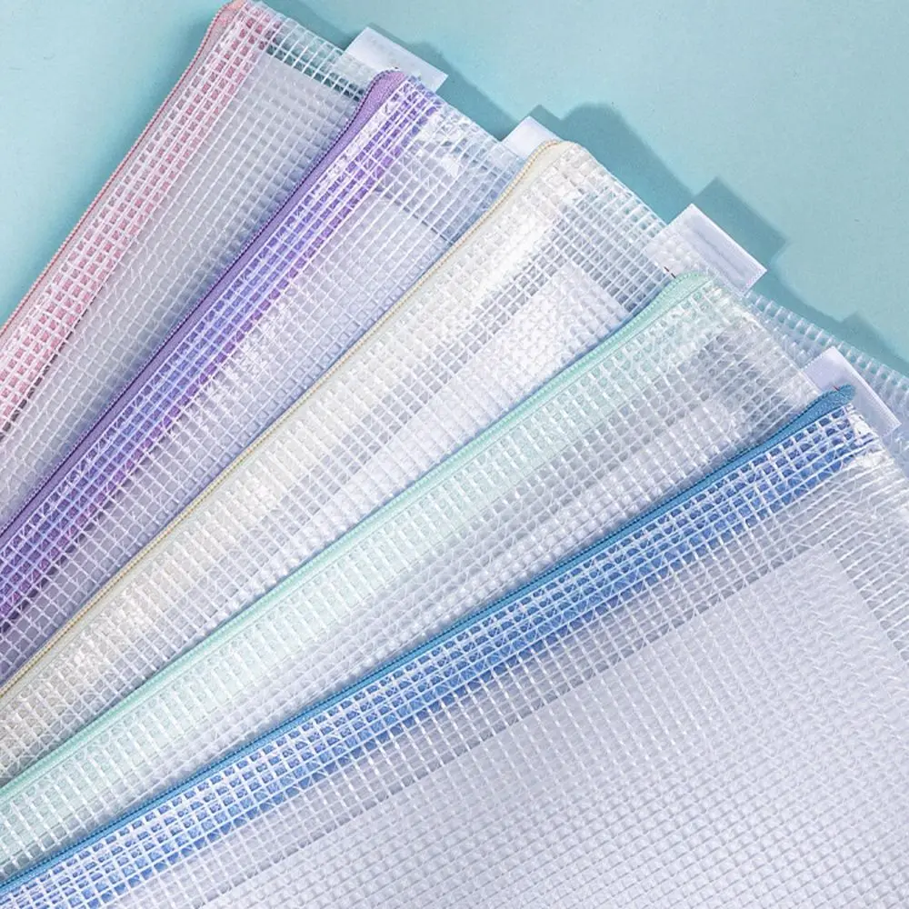 5PCS A4 파일 폴더 PVC 다목적 파일 계약 폴더 유물 정리 휴대용 테스트 용지 저장 도구