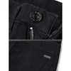 Fashion Men Straight Leg Jeans Man's Casual Black Streetwear Denim Trousers Male Cool Solid Simple Slim Fit Cheap Denim Pants 6