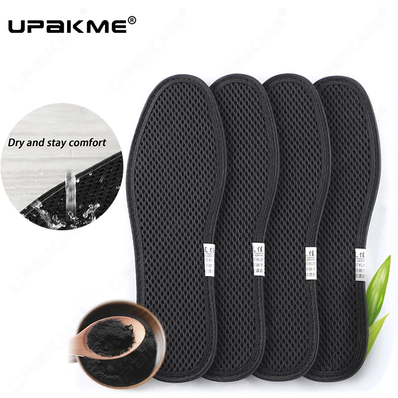 10 PCS/Lot Deodorant Insoles Breathable Bamboo Charcoal Sport Durable Shoe Pad Health Absorb