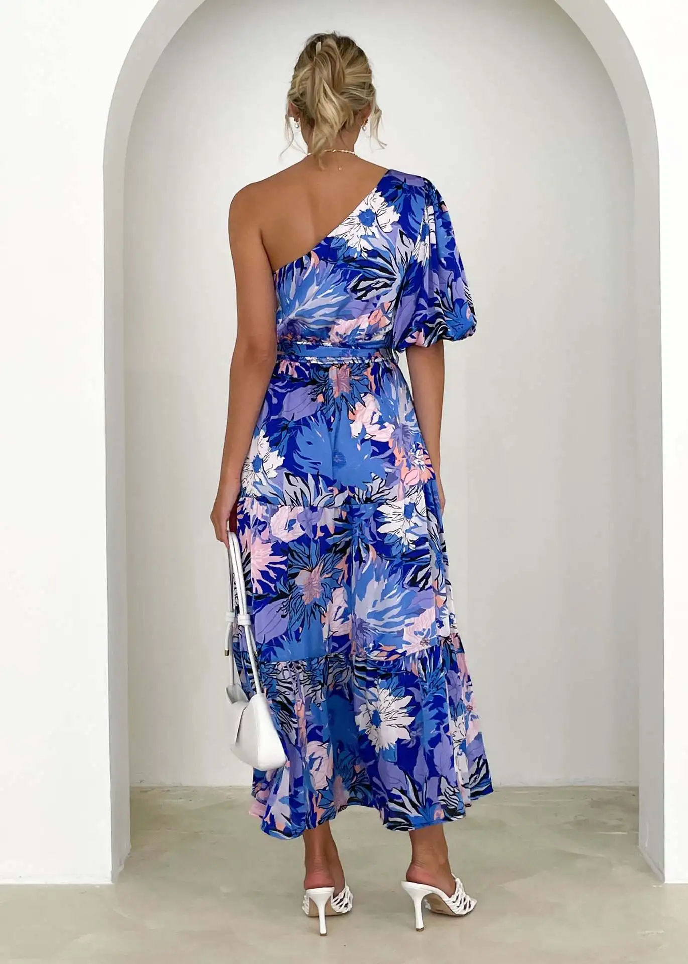 Saidie One Shoulder Maxi Dress