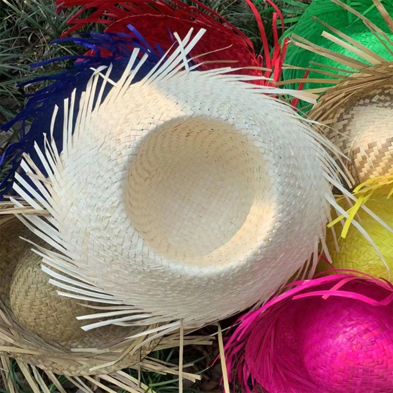 Embrace the spirit of Mexican festivals with the HandWoven Mexicanos Straw Hat, a colorful and authentic accessory for all celebrations.