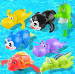 Jouet aquatique en forme de tortue pour bébé, jeu de bain pour enfant avec mécanisme à faire tourner dans le sens des aiguilles d'une montre, vente à l’unité 