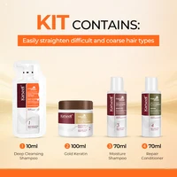 Karseell – masque capillaire à la kératine dorée, réparation rapide, Kit de lissage des cheveux endommagés, doux, lisse et brillant, protection de soins capillaires 5