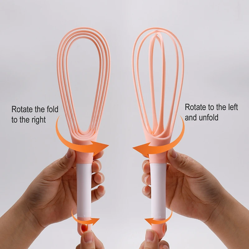 Description Picture 4 of itemManual Rotary Egg Beater for Home Baking Whipping Cream Hand Mixer Kitchen Tool Foldable Easy to Store Portable Use