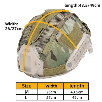 IDOGEAR Tactical Helmet Cover For Maritime Helmet with NVG Battery Pouch Hunting 3812 5