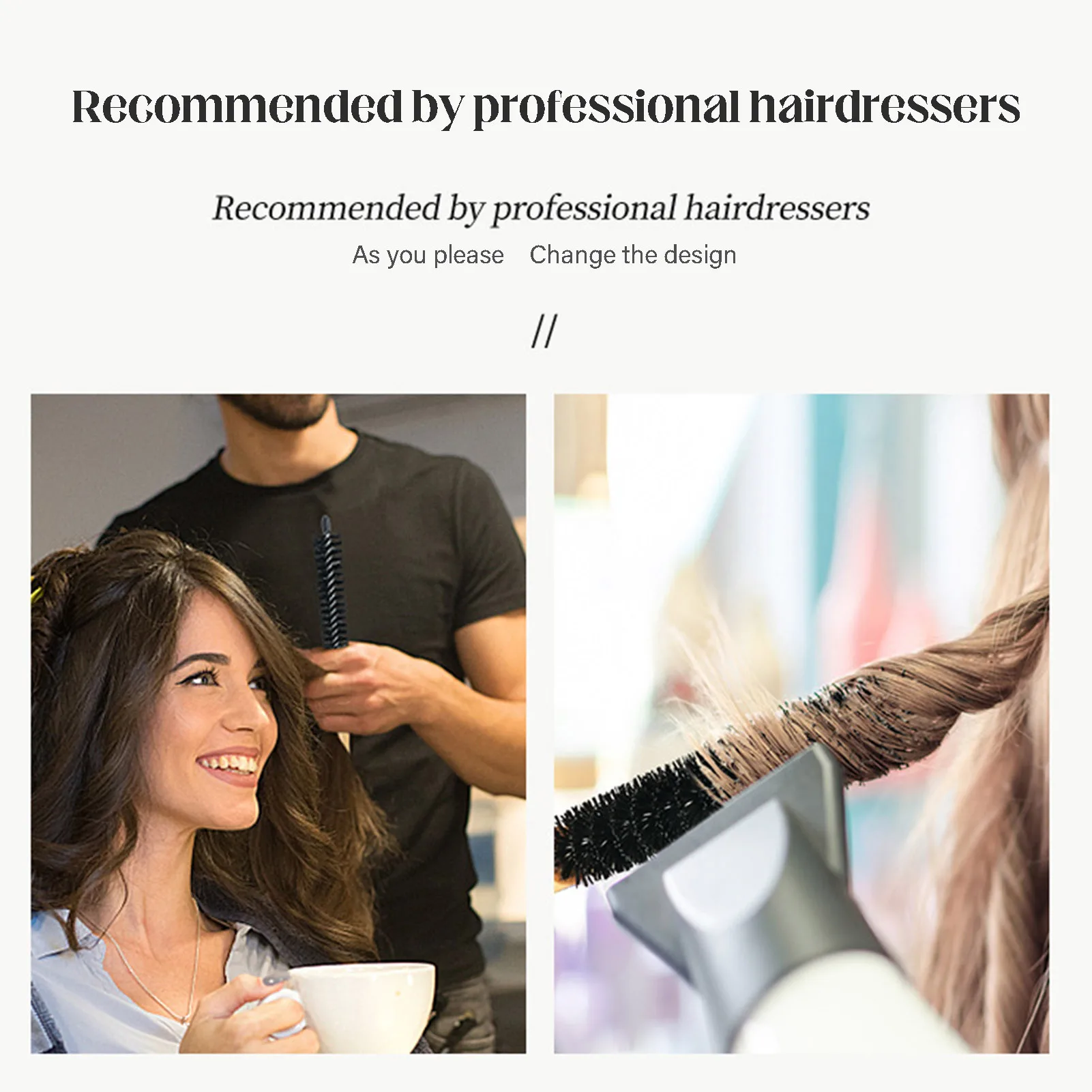 Small Round Hair Brush Wooden Handle Mini Round Hair Styling Brush for Short Hair Blow Drying 5
