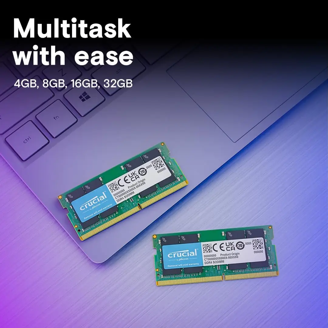 Laptop Memory Module Laptop Ram Memory Notebook Ram Memory Crucial RAM 8GB 16GB DDR4 3200MHz CL22 SODIMM Laptop Memory
