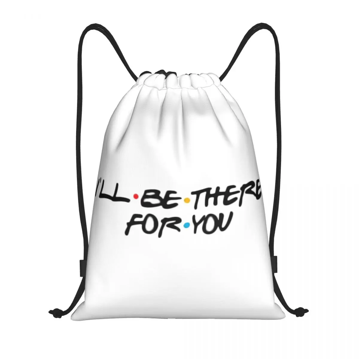 

Friends TV Show Drawstring Backpack Women Men Sport Gym Sackpack Portable Training Bag Sack