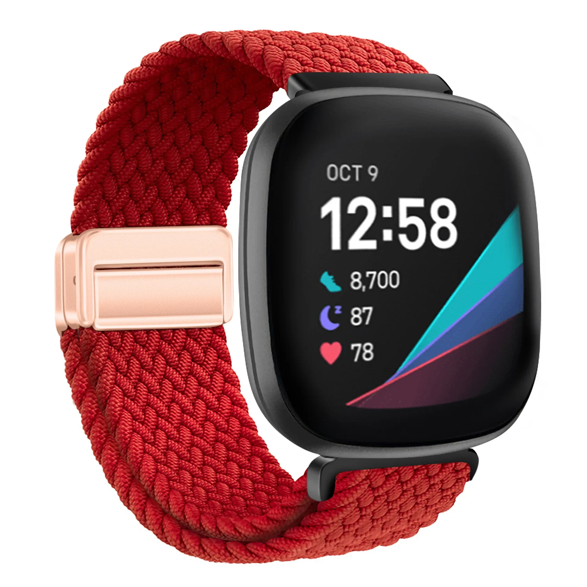 Nylon Braided Magnetic Buckle Sport Wristband Bracelet Belt