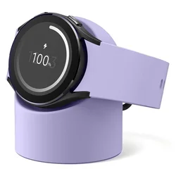Universal Silicone Charging Stand for Galaxy Watch 3 (Purple)