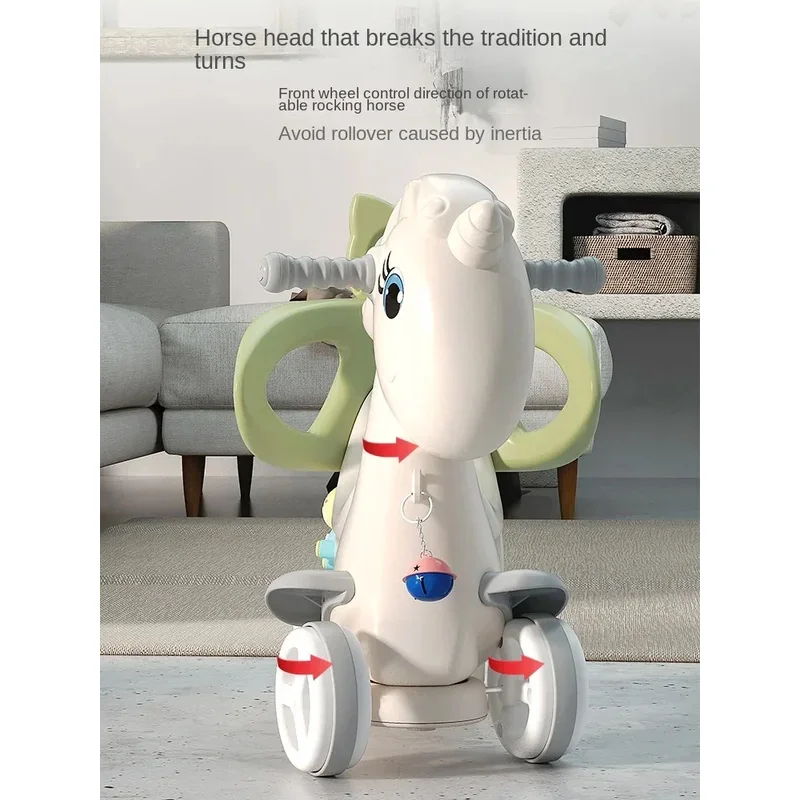 

Children'S Luge 2-In-1 Year Old Birthday Toy Drop-Resistant Small Rocking