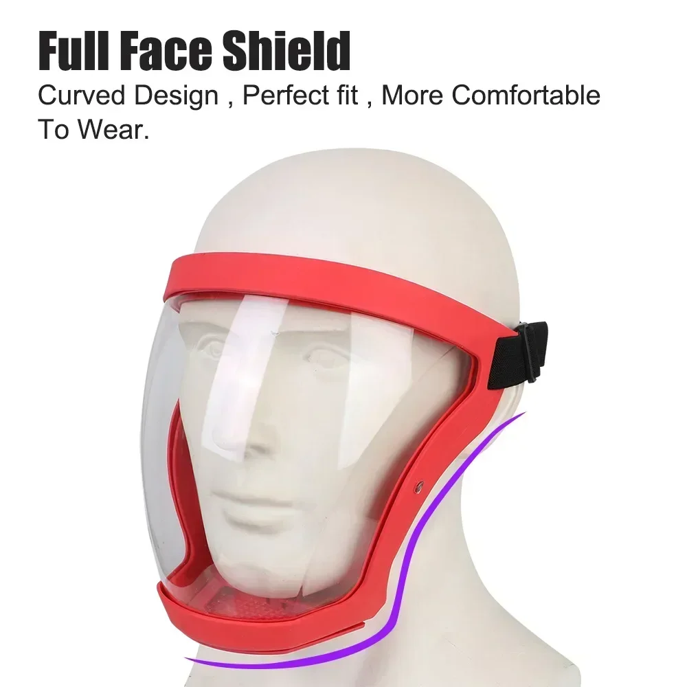 Face Protector Full Face Mask Safety Mask with Filthers Oil-splash Proof Eye Facial Anti-fog Head Cover Work Protection Glasses