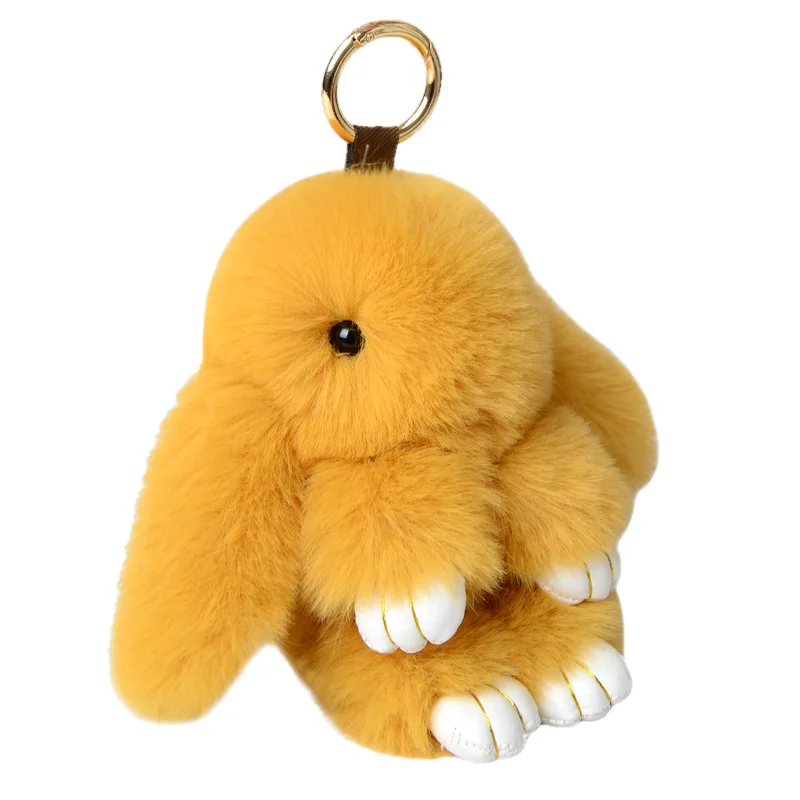 Plush Toy Plush Doll Plush Keychain Key Chain Bunny Keychain Kawaii Mini Rabbit Keychain for Women's Bag Car Key