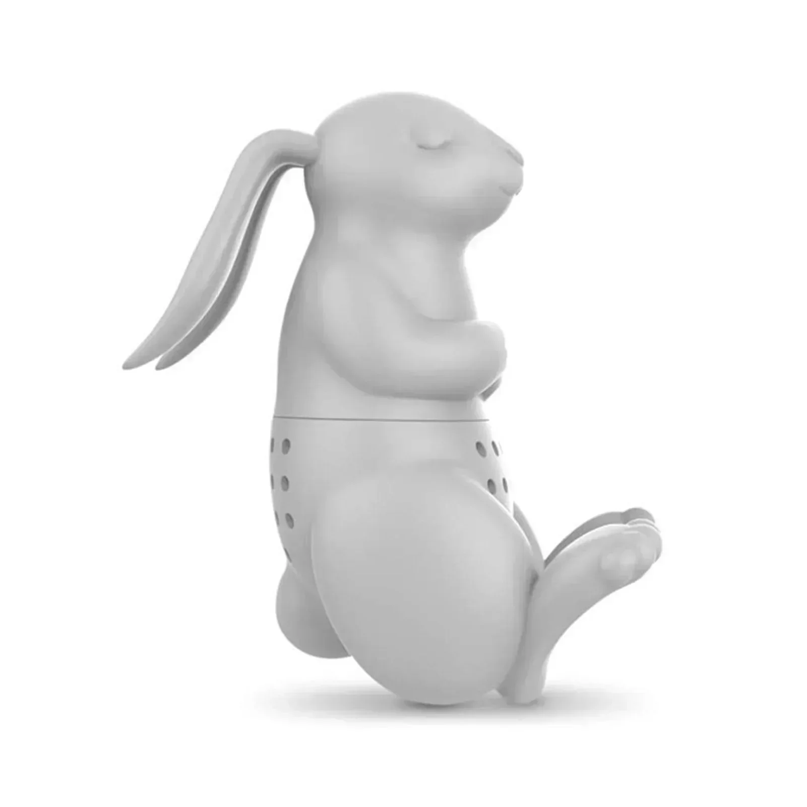 Tea Strainer Silicone Creative Rabbit Shape Tea Infuser Leaf Herbal Spice Filter Strainers Reusable Filter Set Dutiful tea infuser tea strainer tea filter