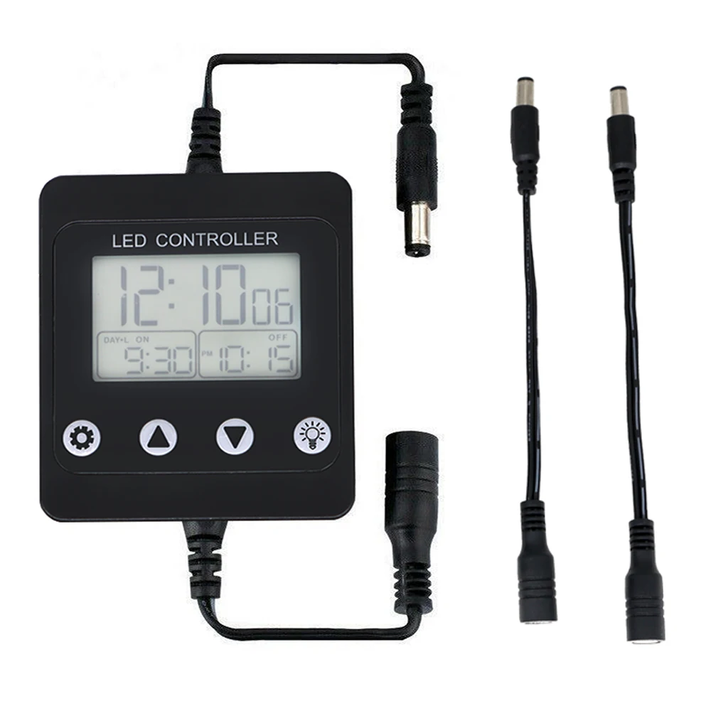 Aquarium LED Light Timer and Dimmer Controller - Full Spectrum Lighting Accessories