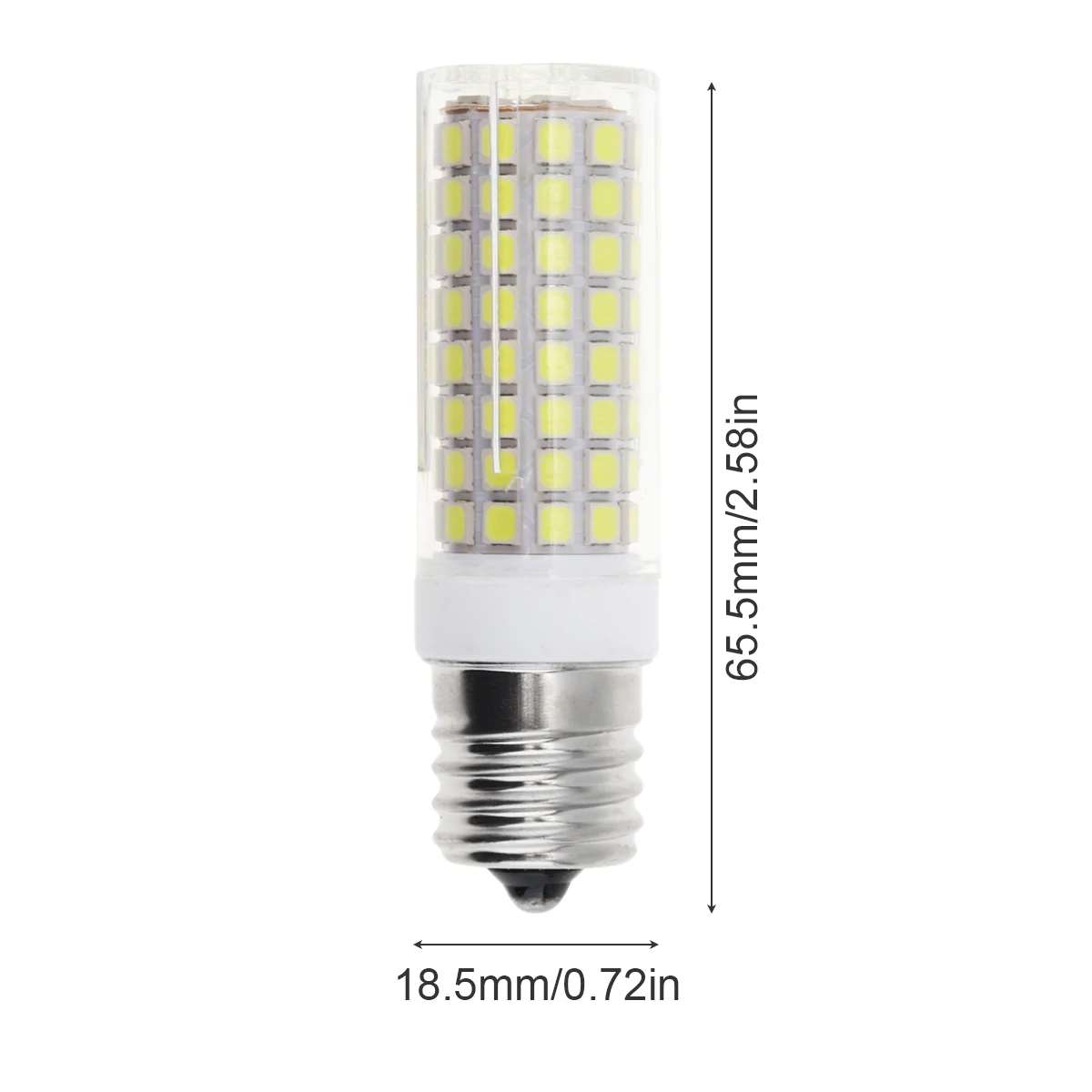 2835 SMD 옥수수 전구 세라믹 램프, E17/E11/Ba15d LED 전구, 밝기 조절 가능, 백색/온백색 102 LED, 10W AC110V, E17/E11/Ba15d