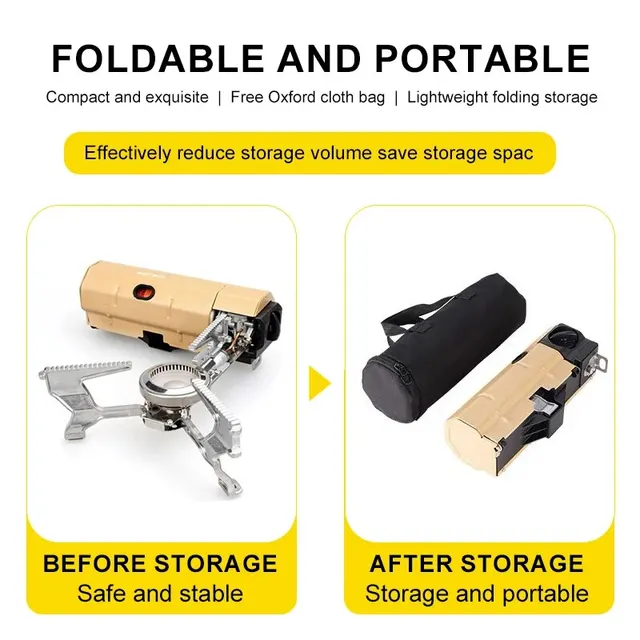 안전하고 강력한 성능을 갖춘 WESTTUNE 캠핑 가스 스토브