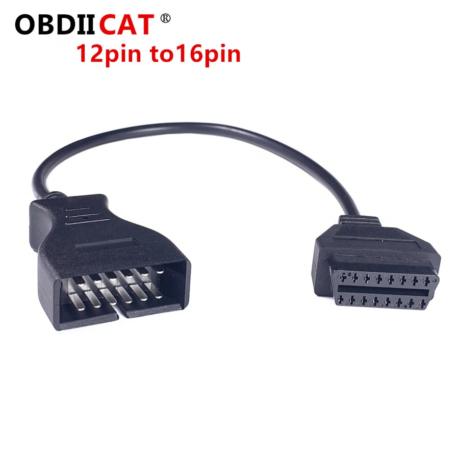 OBD1 에서 OBD2 진단 커넥터 어댑터 자동차 케이블까지 최고 품질 12 핀 16 핀| | - AliExpress