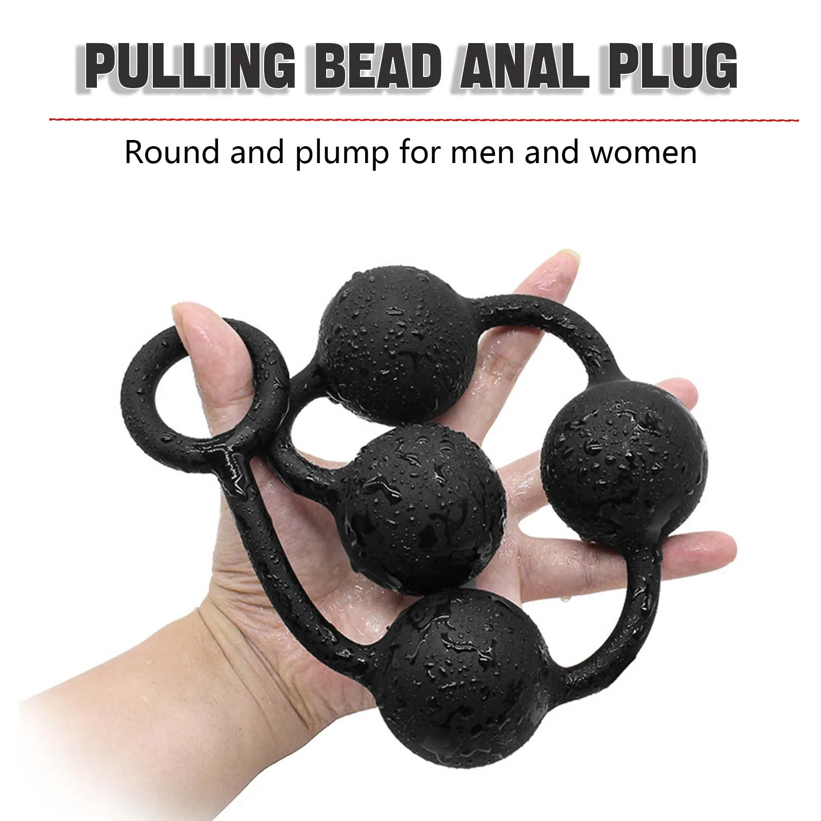33/40/50Cm Perline Anali Orgasmo Vagina Plug Play Pull Ring Ball Stimolatore Anale Butt Bead Plug Giocattoli Del Sesso Per Uomini Adulti Donne Giocatt