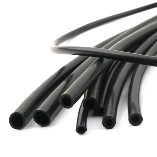 1M/5M10M Black Silicone Tube Flexible Rubber Hose 1 2 4 5 6 7 8 9 10 11 12 14 16 mm Flexible Soft Silicone Tube 5