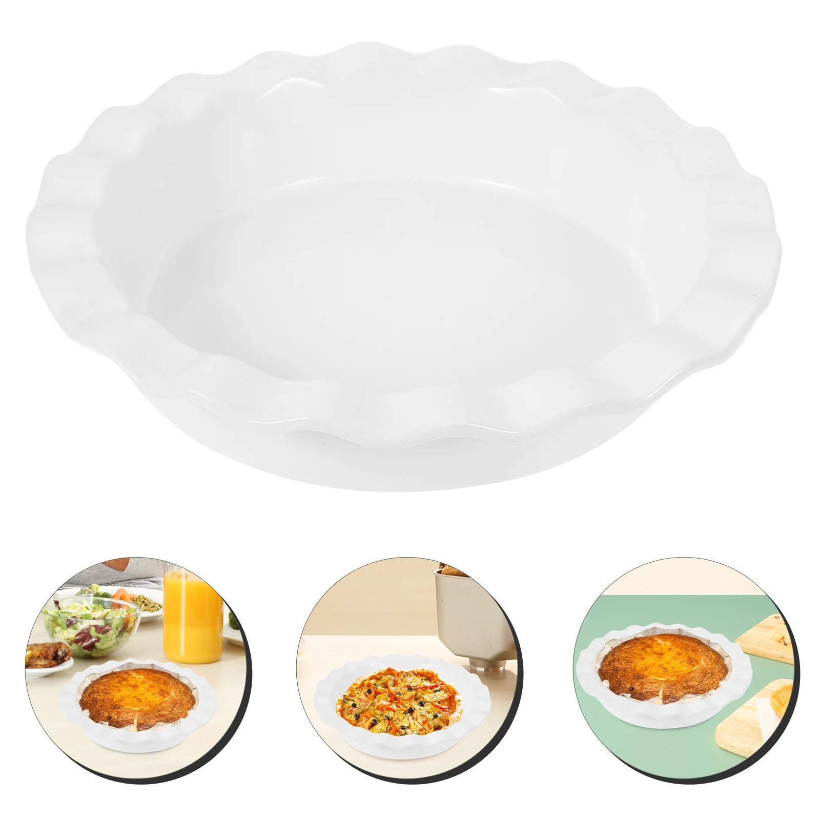 Round Ceramic Nonstick Pie Pan 2