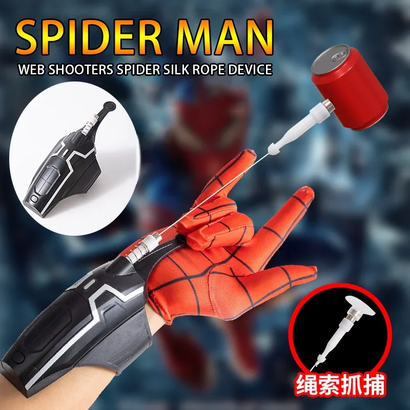 Creative Marvel fully automatic SpiderMan Far From Home SpiderMan web launcher spider silk
