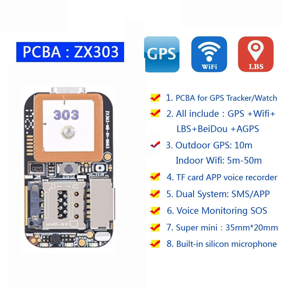 Mini GPS Tracker ZX905 2G + 4G Chip LTE CAT-1 Tracking PCBA GPS Module  Board Anti-perso per Personal Kid Pet Cat Dog ZX303 ZX908 _ - AliExpress  Mobile