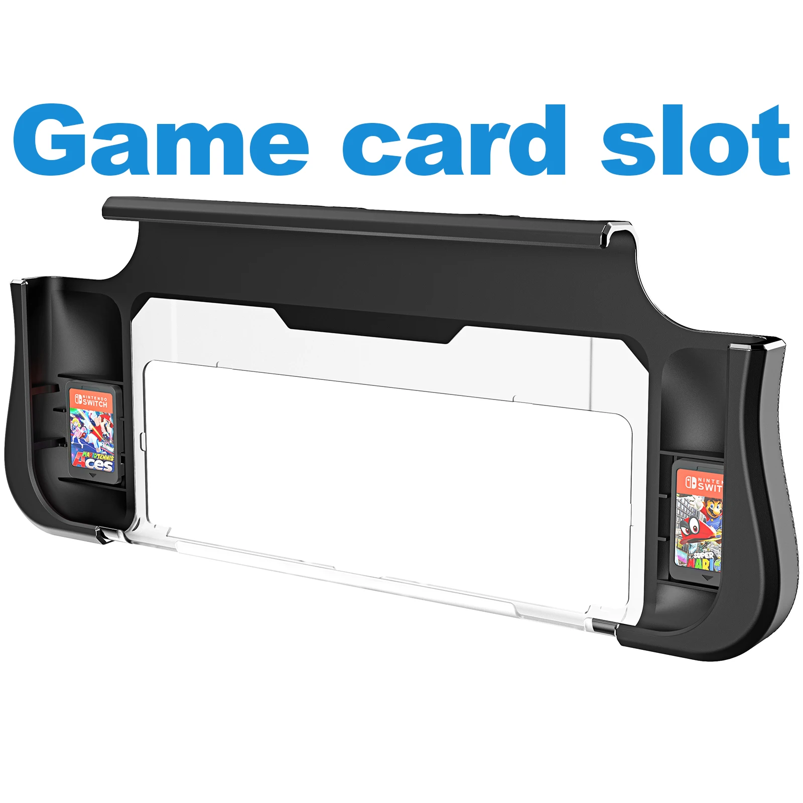스위치 OLED 모델용 케이스, Nintendo Switch OLED 커버 케이스와 호환되는 TPU 및 PC 보호 케이스