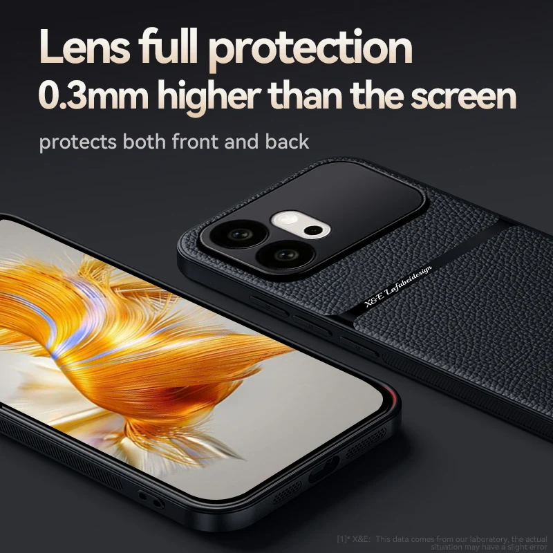ELVEV Magnetic PU Leather & Soft TPU Ultra-thin Camera Protection Phone Case