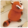 Double-Sided Flip Panda Toy Red Panda Transform Plush Doll 2-in-1 Raccoon Flip Change Transform Panda Soft Pillow Children Gifts 6