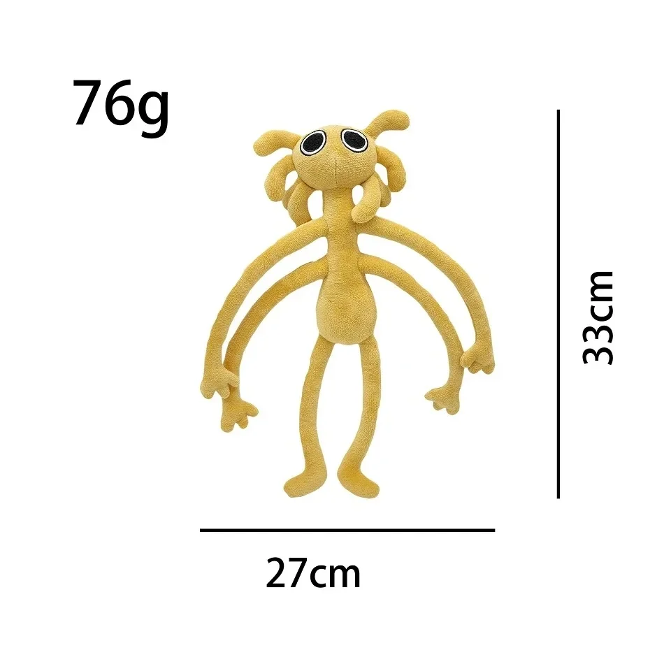 30cm Rainbow Friends Plush Toy - Colorful Cartoon Monster Doll for Kids, Perfect Christmas Gift