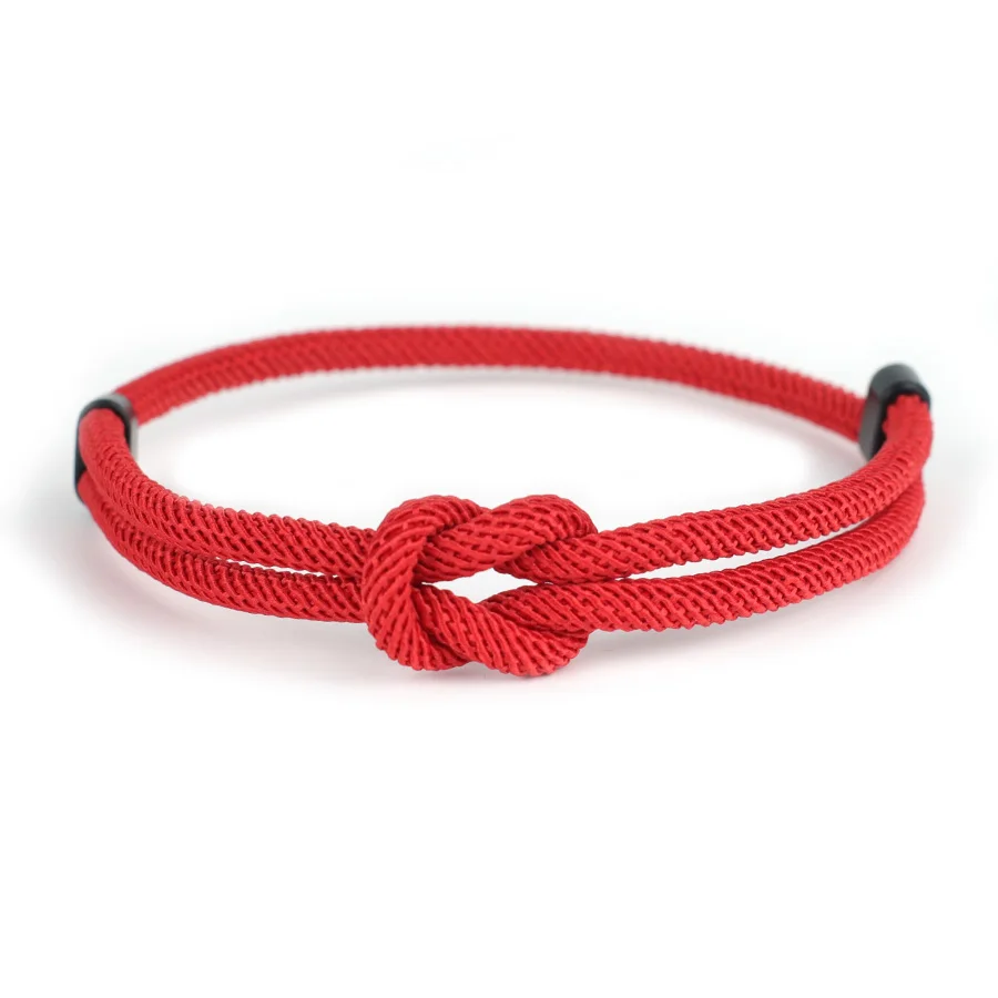 Mens Adjustable Rope Bracelet Red String Chain